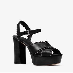 MICHAEL Michael Kors Black Platform Sandals